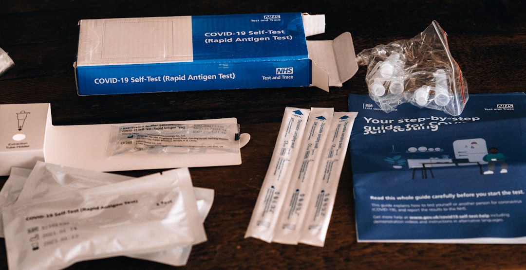 white and blue plastic pack