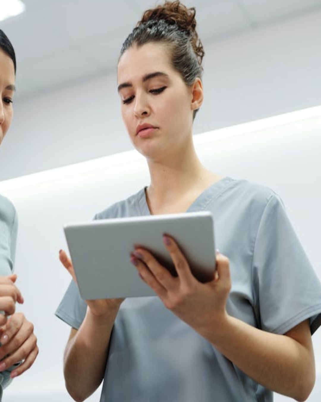 white textile on white textile